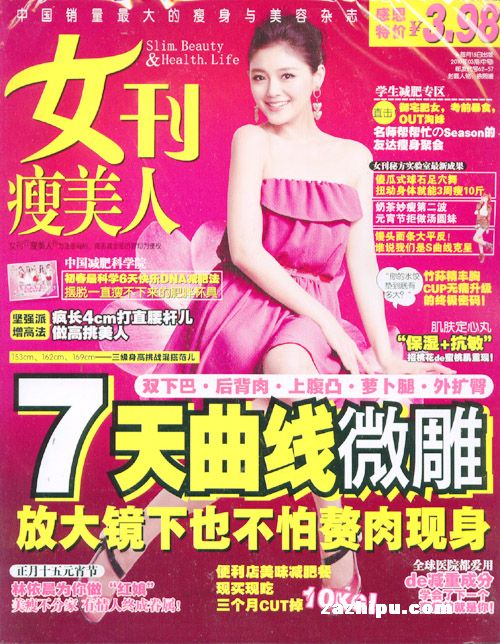 女刊.瘦美人2010年3期封面图片-杂志铺zazhip