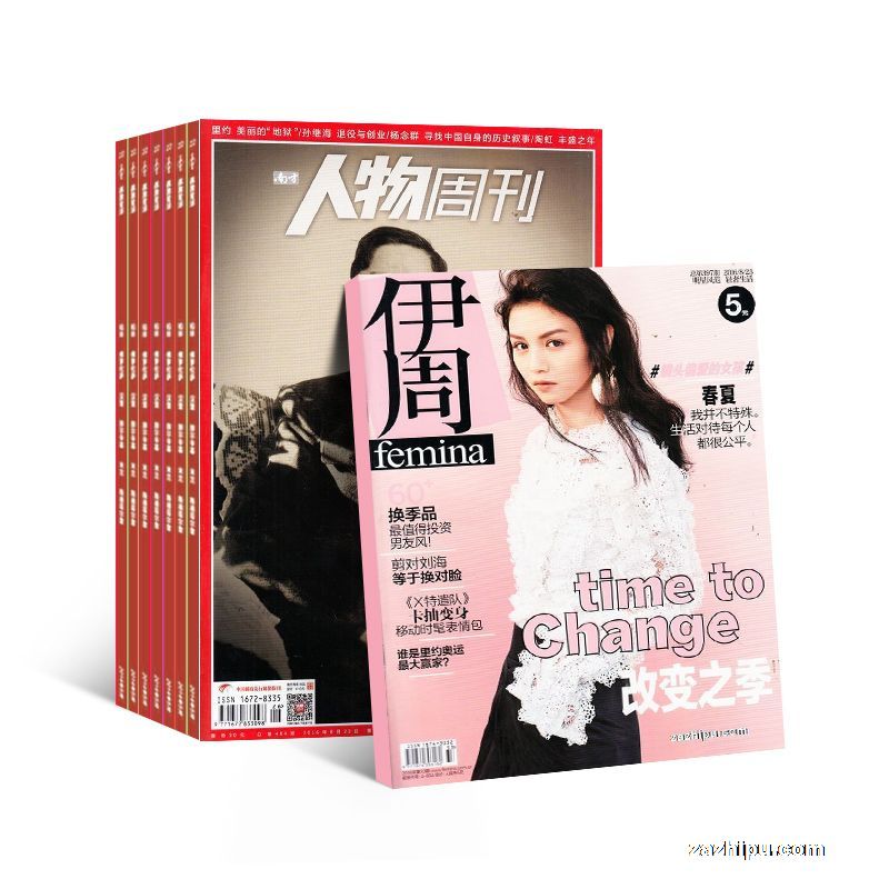伊周+南方人物周刊(1年共50期)(杂志订阅)(期期包邮每月快递4次)(杂志铺69折特惠促销)