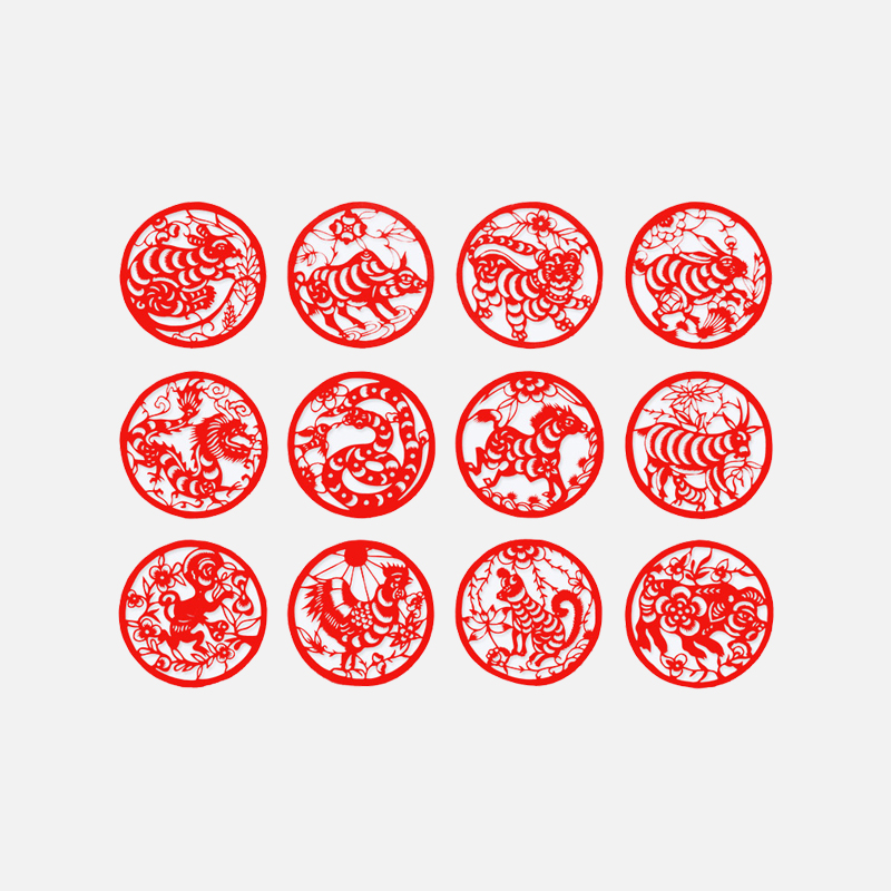 十二生肖剪纸(小鱼)