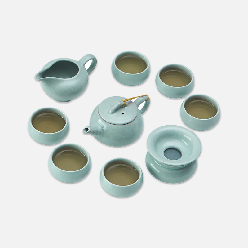 陶瓷故事汝窑陶瓷茶具套装
