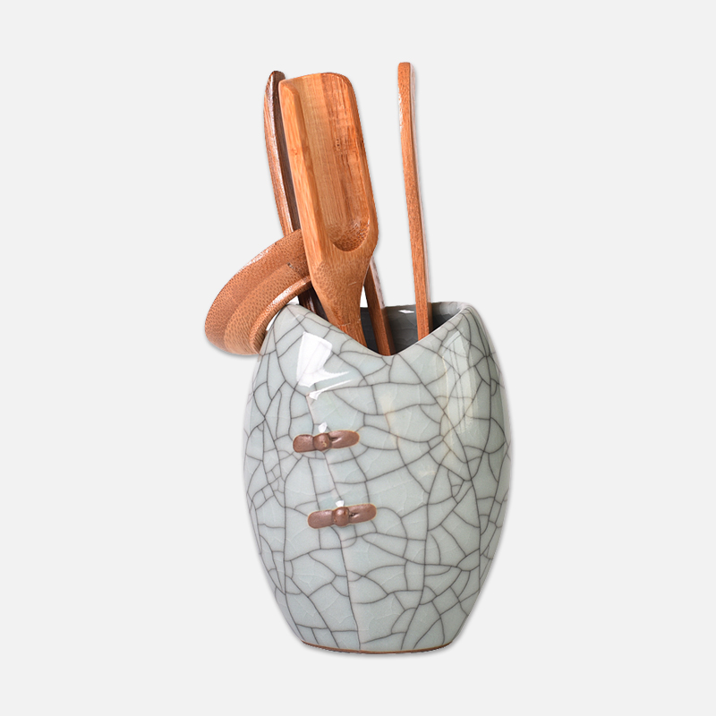 唐匠龙泉青瓷茶道六君子套装(素款)