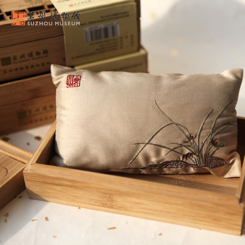 吴门四家文徵明文兰苏香护腕手枕