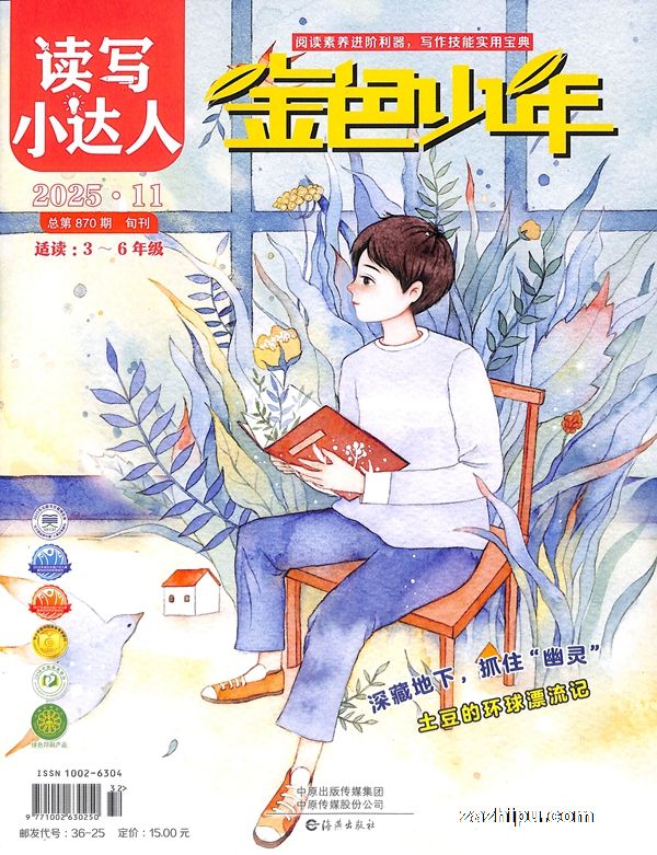 金色少年读写小达人(1年共12期)(杂志订阅)