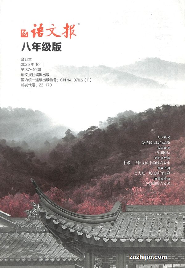 语文报八年级版合订本(1年共12期)杂志订阅合订本