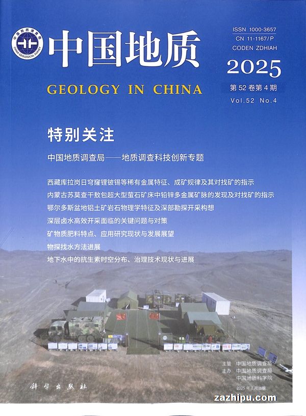 中国地质(1年共6期)