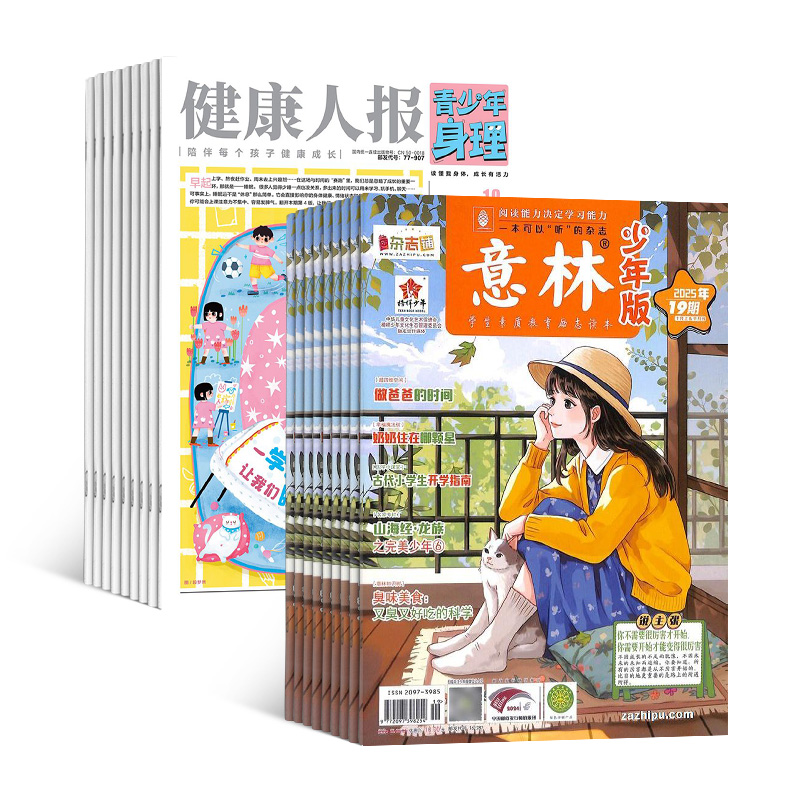 健康人报青少年身理+意林少年版(1年共48期)(组合订阅)
